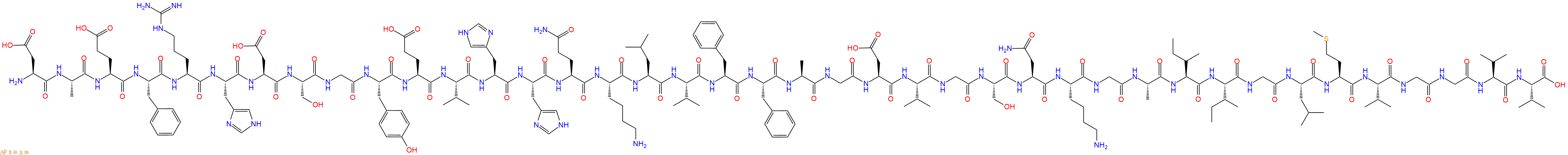 专肽生物产品淀粉肽[Gly22]-βAmyloid(1-40)175010-18-1