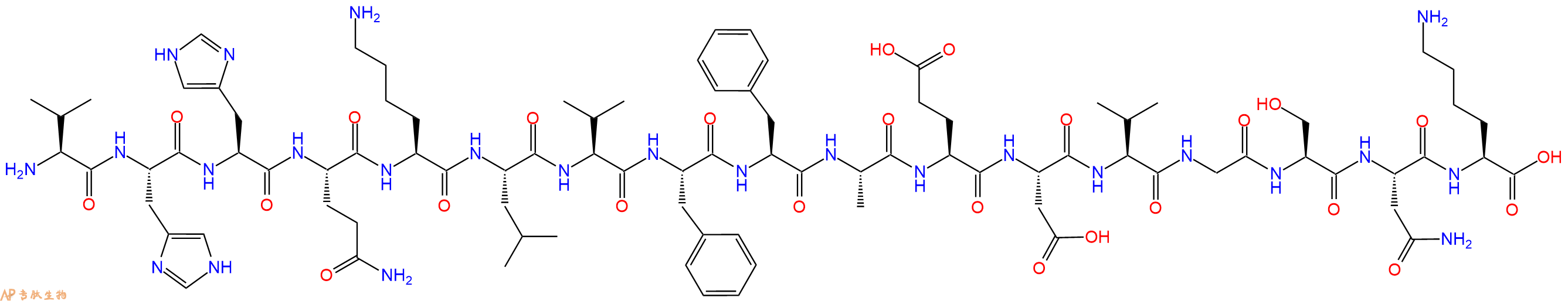 专肽生物产品淀粉肽β-Amyloid (12-28)、Aβ12-28107015-83-8