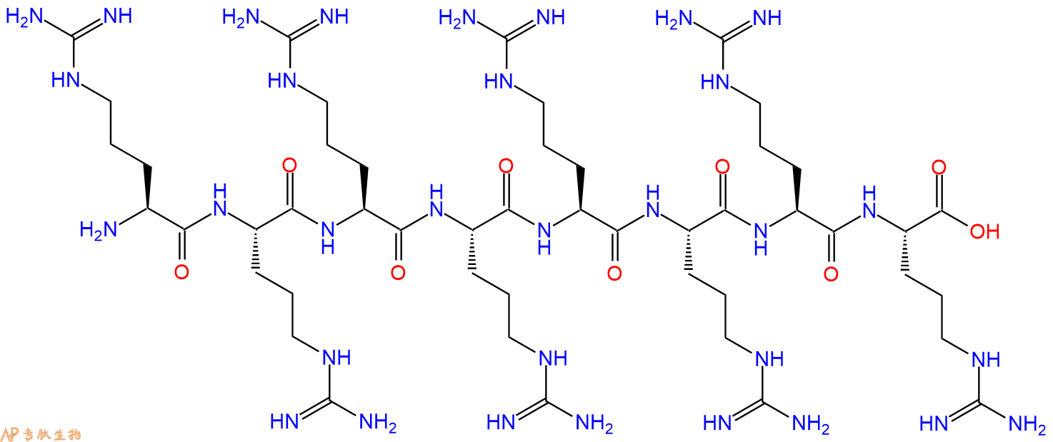 专肽生物产品细胞穿透肽八聚精氨酸、Octaarginine、R8、Arg8、(Arg)8148796-86-5
