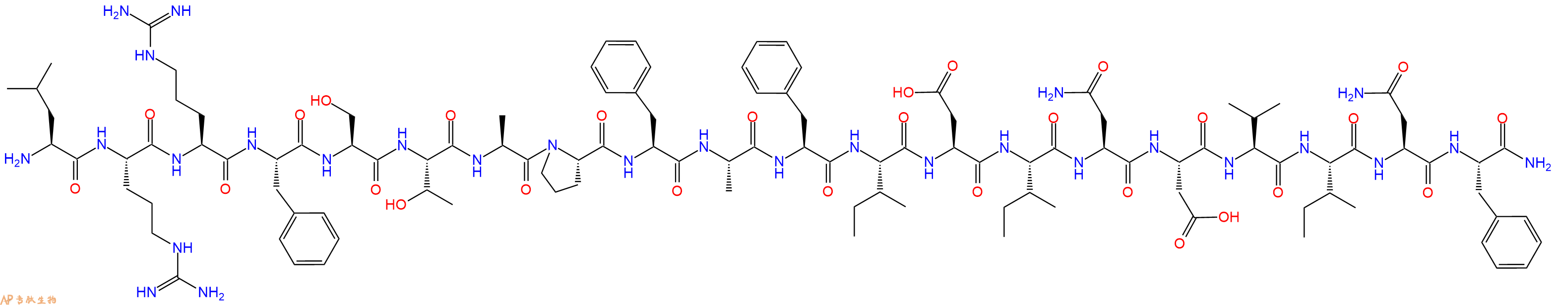 专肽生物产品血管生成抑制剂多肽Gersizangitide (AXT-107)2417491-82-6