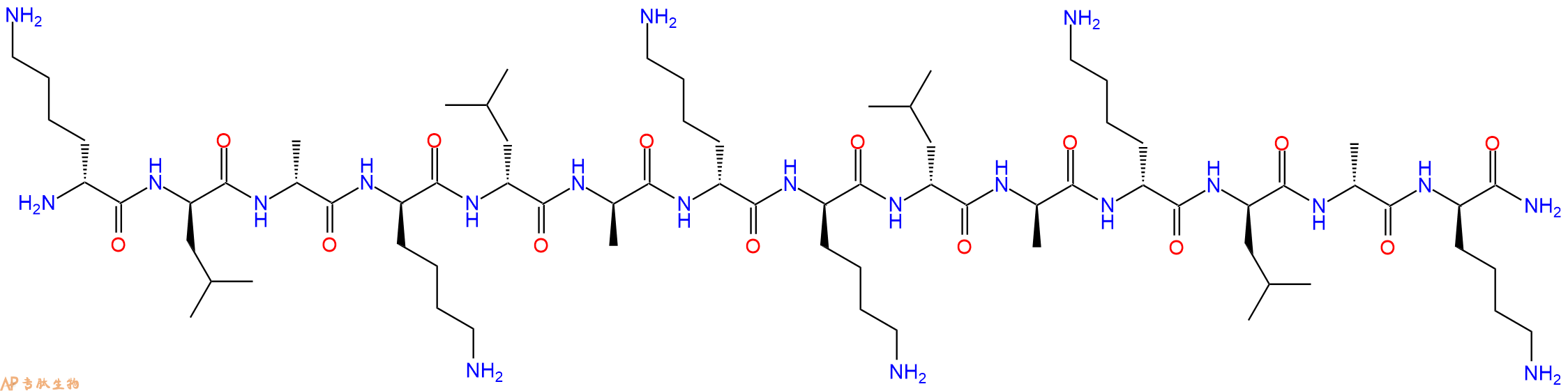 专肽生物产品促凋亡肽Proapoptotic Peptide, (klaklak)